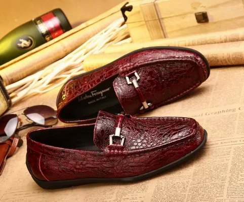 Salvatore Ferragamo Business Casual Men Shoes--013